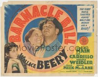 6y0606 BARNACLE BILL TC 1941 Virginia Weidler watches Marjorie Main cuddle up to Wallace Beery!