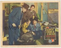 6y0726 CHARLIE CHAN AT THE CIRCUS LC 1936 Warner Oland, Luke & tiny George Brasno w/dead body, rare!