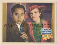 6y0727 CHARLIE CHAN AT THE RACE TRACK LC 1936 great close up of Keye Luke & pretty Helen Wood, rare!