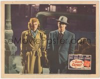 6y0743 DARK CORNER LC 1946 Lucille Ball & Mark Stevens standing under street lamp, ultra rare!