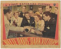 6y0744 DARK VICTORY LC 1939 sad Ronald Reagan watches doomed Bette Davis drunk at bar, ultra rare!