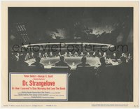 6y0760 DR. STRANGELOVE LC 1964 Stanley Kubrick classic, Peter Sellers & cast in fictional War Room!