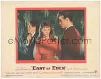 6y0763 EAST OF EDEN LC #4 1955 Richard Davalos confronts Julie Harris and James Dean, Kazan classic!