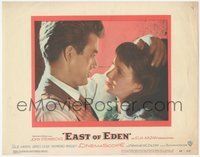 6y0764 EAST OF EDEN LC #8 1955 best close up of James Dean & Julie Harris, directed by Elia Kazan!