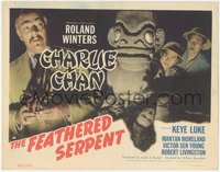 6y0621 FEATHERED SERPENT TC 1948 Roland Winters as Asian detective Charlie Chan with Keye Luke!