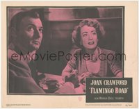 6y0773 FLAMINGO ROAD LC #8 1949 Michael Curtiz, close up of Joan Crawford & Zachary Scott!