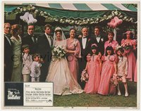 6y0784 GODFATHER LC #7 1972 Marlon Brando, James Caan, Cazale & Duvall at Connie's wedding, Coppola!