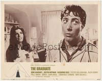 6y0788 GRADUATE Embassy pre-awards LC #8 1968 wet Dustin Hoffman tries to tell Ross about her mother!