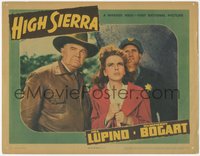 6y0795 HIGH SIERRA LC 1941 close up of Ida Lupino with cop looking up at climax of the movie!