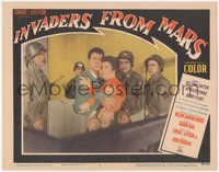 6y0808 INVADERS FROM MARS LC #8 1953 Arthur Franz holding Helena Carter w/ Morris Ankrum & soldiers!