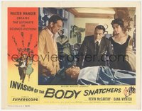 6y0815 INVASION OF THE BODY SNATCHERS LC 1956 McCarthy, Wynter & Donovan discover dead clone body!