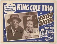 6y0826 KILLER DILLER LC 1948 Butterfly McQueen & Dusty Fletcher close up by typewriter, ultra rare!