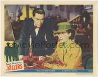 6y0829 KILLERS LC #6 1946 c/u Edmond O'Brien & Ava Gardner at table, from Ernest Hemingway's story!