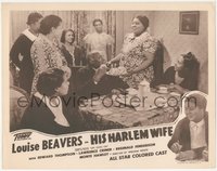 6y0837 LIFE GOES ON LC R1940s Louise Beavers has lawyer & murderer sons, His Harlem Wife, ultra rare