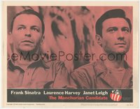 6y0843 MANCHURIAN CANDIDATE LC #6 1962 best c/u of Frank Sinatra & Laurence Harvey, Frankenheimer