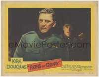 6y0852 PATHS OF GLORY LC #8 1958 Stanley Kubrick, great close up of Kirk Douglas as Colonel Dax!