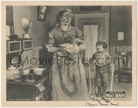 6y0853 PEGGY BEHAVE signed LC 1922 by Baby Peggy, who's smiling at mother holding goose, ultra rare!