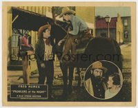 6y0859 PROWLERS OF THE NIGHT LC 1926 sheriff talks to Fred Humes on horse, Barbara Kent inset, rare!