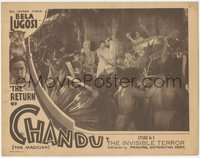 6y0862 RETURN OF CHANDU chapter 9 LC 1934 Bela Lugosi vs natives, The Invisible Terror, ultra rare!