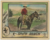 6y0874 SPOOK RANCH LC 1925 Hoot Gibson, The King of Western Stars, close up on his horse, rare!