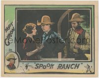 6y0873 SPOOK RANCH LC 1925 cowboy hero Hoot Gibson walks right into the enemies' trap!