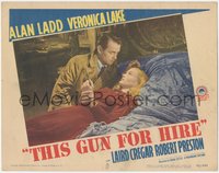 6y0881 THIS GUN FOR HIRE LC #7 R1945 Alan Ladd by Veronica Lake in bed, not in 1st set, ultra rare!