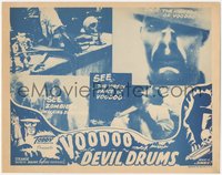 6y0681 VOODOO DEVIL DRUMS TC R1940s Toddy, all-black, see zombies - walking dead men, virgin dance!