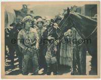 6y0889 WINNERS OF THE WEST LC 1921 Art Acord wearing buckskin & coonskin cap by horse, ultra rare!