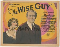 6y0686 WISE GUY TC 1926 phoney evangelist James Kirkwood converts Betty Compson, ultra rare!