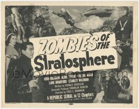 6y0689 ZOMBIES OF THE STRATOSPHERE TC 1952 alien Leonard Nimoy & funky robot shown, wacky serial!