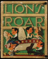 6y0353 LION'S ROAR exhibitor magazine August 1946 Kapralik art for Holiday in Mexico, Hirschfeld!