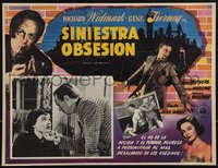 6y0026 NIGHT & THE CITY Mexican LC 1950 wrestling promoter Richard Widmark, beautiful Gene Tierney!