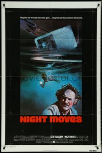 6y1229 NIGHT MOVES int'l 1sh 1975 Gene Hackman, Susan Clark, James Woods,