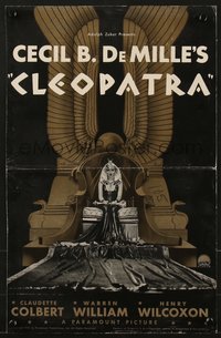 6y0449 CLEOPATRA pressbook cover + 4 pages 1934 Claudette Colbert, Cecil B. DeMille, rare!