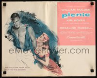 6y0465 PICNIC pressbook 1956 great artwork of William Holden & Kim Novak, directed by Joshua Logan!