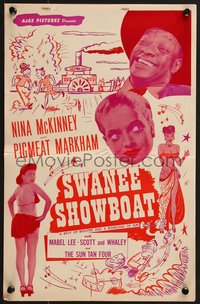 6y0469 SWANEE SHOWBOAT pressbook 1940 Dewey Pigmeat Markham & Nina Mae McKinney, ultra rare!