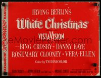 6y0472 WHITE CHRISTMAS pressbook 1954 Bing Crosby, Danny Kaye, Clooney, Vera-Ellen, musical classic!