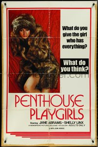 6y1244 PENTHOUSE PLAYGIRLS 1sh 1975 great images with sexy half-naked women!