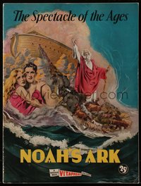 6y0333 NOAH'S ARK souvenir program book 1929 Curtiz, flood that destroyed the world, ultra rare!