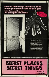 6y1286 SECRET PLACES SECRET THINGS 1sh 1970s marriage, love, infidelity, triumph, ultra rare!