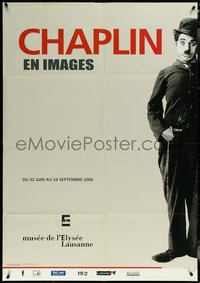 6y0024 CHAPLIN EN IMAGES 35x50 French museum/art exhibition 2006 Charlie as The Tramp, ultra rare!