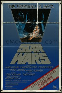 6y1312 STAR WARS NSS style 1sh R1982 A New Hope, Lucas classic sci-fi epic, art by Jung!