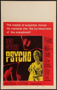 6y0228 PSYCHO WC 1960 sexy half-dressed Janet Leigh, Anthony Perkins, Alfred Hitchcock classic!