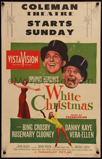 6y0240 WHITE CHRISTMAS WC 1954 Bing Crosby, Danny Kaye, Clooney, Vera-Ellen, musical classic!