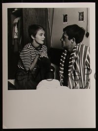 6y1538 A BOUT DE SOUFFLE 4 French 7x9.5 stills 1960 Jean-Luc Godard, Belmondo & Seberg!