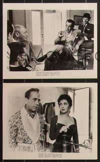 6y1501 BEAT THE DEVIL 10 8x10 stills 1954 great images of Humphrey Bogart, Lorre & Morley in London!