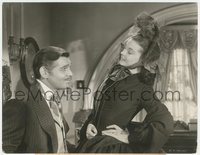 6y1596 GONE WITH THE WIND deluxe 7.25x9.5 still 1940 great close up of Clark Gable & Vivien Leigh!