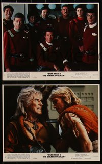 6y1518 STAR TREK II 8 8x10 mini LCs 1982 The Wrath of Khan, Leonard Nimoy, William Shatner!