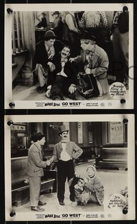 6y1459 GO WEST 4 English 8x10 stills 1941 The Marx Bros. Groucho, Chico & Harpo, ultra rare!