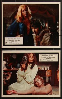 6y1464 COUNTESS DRACULA 8 color English FOH LCs 1972 Hammer vampire horror, sexy Ingrid Pitt!